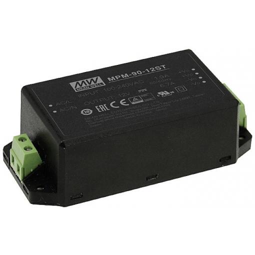 MEAN WELL MPM-90-24ST spínaný síťový zdroj 24 V/DC 3.75 A 90 W