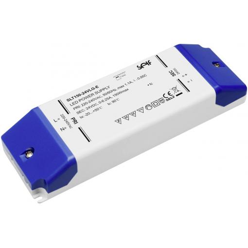 Self Electronics SLT150-24VLG-E LED driver konstantní napětí 150 W 6.25 A 24 V/DC montáž na nehořlavém povrchu , schválení nábytku , bez možnosti stmívání,