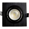 Heitronic 500596 DL7801 LED vestavné svítidlo, LED, GU10, GU5.3, 8 W, černá