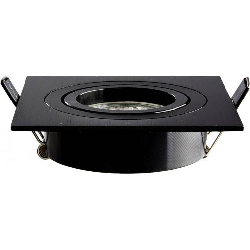 Heitronic 500596 DL7801 LED vestavné svítidlo, LED, GU10, GU5.3, 8 W, černá
