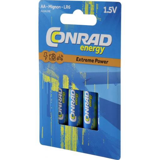 Conrad energy Extreme Power LR06 tužková baterie AA alkalicko-manganová 1.5 V 4 ks