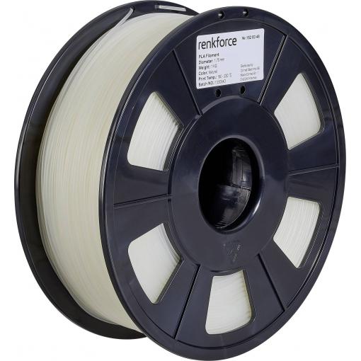 Renkforce RF-4511200 vlákno pro 3D tiskárny PLA Pro 1.75 mm 1000 g transparentní 1 ks