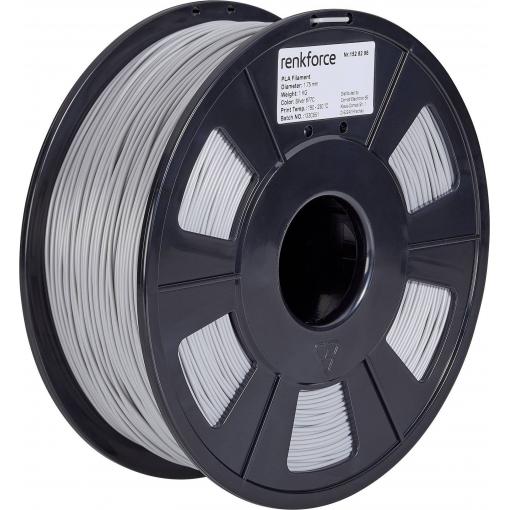 Renkforce RF-4511204 vlákno pro 3D tiskárny PLA Pro 1.75 mm 1000 g stříbrná 1 ks