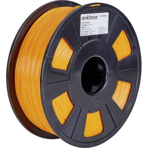 Renkforce RF-4511208 vlákno pro 3D tiskárny PLA Pro 1.75 mm 1000 g oranžová 1 ks