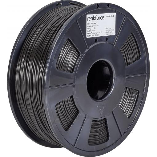 Renkforce RF-4511228 vlákno pro 3D tiskárny PLA Pro 2.85 mm 1000 g černá 1 ks