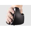 Evoluent D Small laserová ergonomická myš, přenos USB, černá/stříbrná