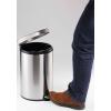 Durable 340323 340323 odpadkový koš 30 l (Ø x v) 29 cm x 65.5 cm nerezová ocel stříbrná 1 ks