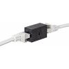 Renkforce RJ45 síťový adaptér CAT 6A [1x RJ45 zásuvka - 1x RJ45 zásuvka] černá