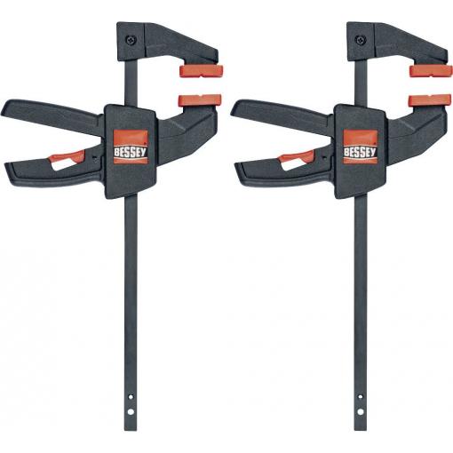 Jednoruční svěrka EZS 110/40, sada 2 ks Bessey EZS11-4SET Rozpětí (max.):110 mm Délka vyložení:40 mm