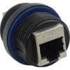 Renkforce RJ45 síťový adaptér CAT 6 [1x RJ45 zásuvka - 1x RJ45 zásuvka] černá