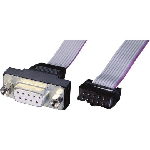 Renkforce sériový kabel [1x D-SUB zásuvka 9pólová - 1x 10pinová kolíková zásuvka], 0.26 m, šedá