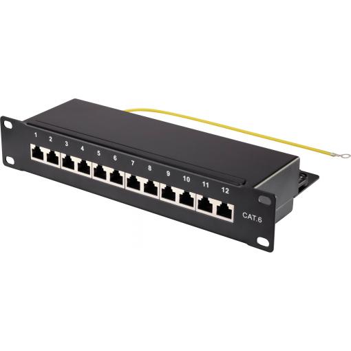 Renkforce síťový patch panel 254 mm (10) CAT 6 1 U osazený