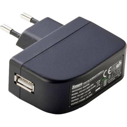 Dehner Elektronik SYS 1638-0605-W2E (Europe USB inlet) zásuvkový napájecí adaptér, stálé napětí, 5 V/DC, 1.2 A, 6 W, stabilizováno , SYS 1638-0605-W2E (Europe