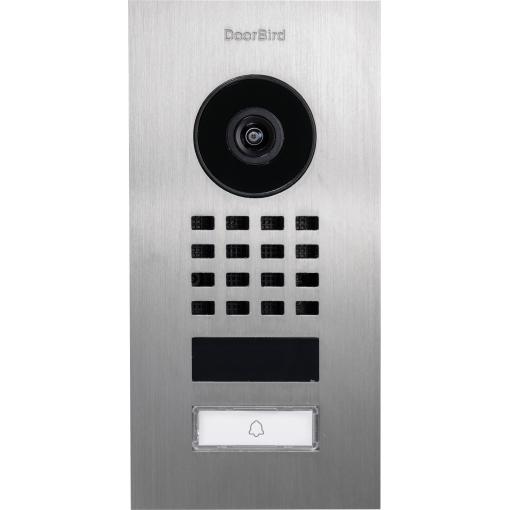 DoorBird D1101V Unterputz domovní IP/video telefon Wi-Fi, LAN venkovní jednotka Nerezová ocel V2A (s práškovým nástřikem)