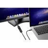 Renkforce USB-C® / HDMI kabelový adaptér USB-C ® zástrčka, Zástrčka HDMI-A 1.80 m černá RF-4535910 Kabel pro displeje USB-C®