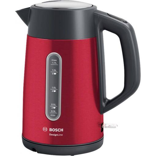 Bosch Haushalt TWK4P434 rychlovarná konvice, červená, TWK4P434