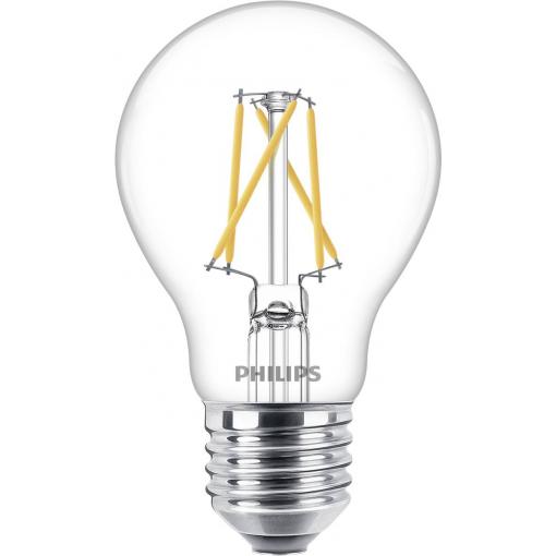 Philips LED 77213001 LED Energetická třída (EEK2021) F (A - G) E27 klasická žárovka 7.5 W, 3 W, 1.6 W = 60 W, 30 W, 16 W teplá bílá (Ø x d) 6 cm x 10.4 cm
