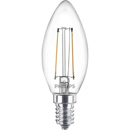 Philips LED 77753100 LED Energetická třída (EEK2021) E (A - G) E14 svíčkový tvar 2 W = 25 W teplá bílá (Ø x d) 3.5 cm x 9.7 cm 1 ks