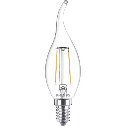 Philips LED 76319000 LED Energetická třída (EEK2021) E (A - G) E14 svíčkový tvar 2 W = 25 W teplá bílá (Ø x d) 3.5 cm x 12.3 cm 1 ks