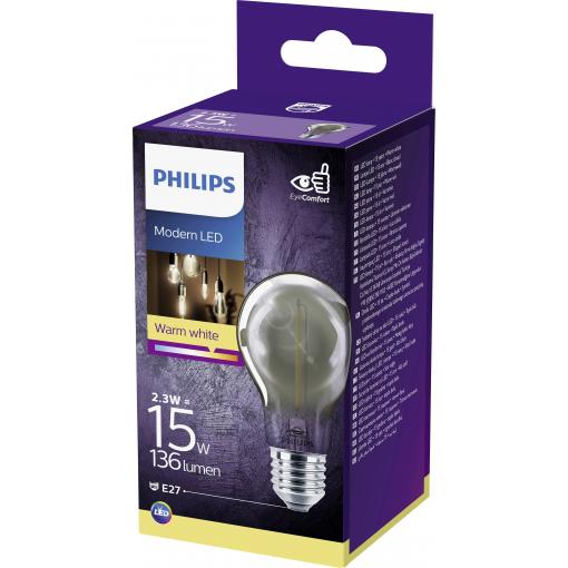 Philips LED 75963600 LED E27 klasická žárovka 2.3 W = 11 W teplá bílá (Ø x d) 6 cm x 10.6 cm 1 ks