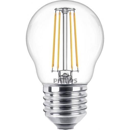 Philips LED 76317600 LED Energetická třída (EEK2021) F (A - G) E27 kapkový tvar 4.3 W = 40 W teplá bílá (Ø x d) 4.5 cm x 8 cm 1 ks