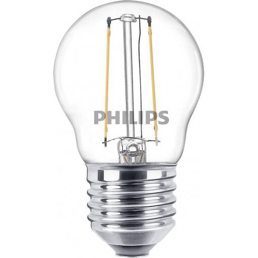 Philips LED 76329900 LED Energetická třída (EEK2021) F (A - G) E27 kapkový tvar 2 W = 25 W teplá bílá (Ø x d) 4.5 cm x 7.8 cm 1 ks