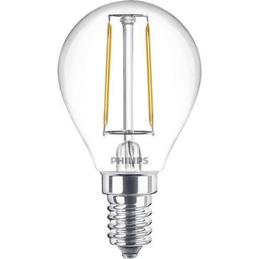 Philips LED 77755500 LED Energetická třída (EEK2021) E (A - G) E14 kapkový tvar 2 W = 25 W teplá bílá (Ø x d) 4.5 cm x 8 cm 1 ks