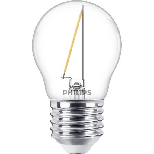 Philips LED 76425800 LED Energetická třída (EEK2021) F (A - G) E27 kapkový tvar 1.4 W = 15 W teplá bílá (Ø x d) 4.5 cm x 7.8 cm 1 ks