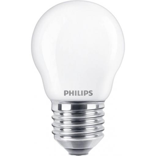 Philips LED 76347300 LED Energetická třída (EEK2021) F (A - G) E27 kapkový tvar 4.3 W = 40 W teplá bílá (Ø x d) 4.5 cm x 8 cm 1 ks