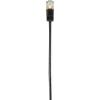 Renkforce RF-4538188 RJ45 síťové kabely, propojovací kabely CAT 8.1 F/FTP 1.00 m černá extrémně tenký , pozlacené kontakty 1 ks