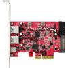 Renkforce 1 + 4 porty karta USB 3.1 USB 3.2 (Gen 2) PCIe x4