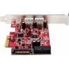 Renkforce 1 + 4 porty karta USB 3.1 USB 3.2 (Gen 2) PCIe x4