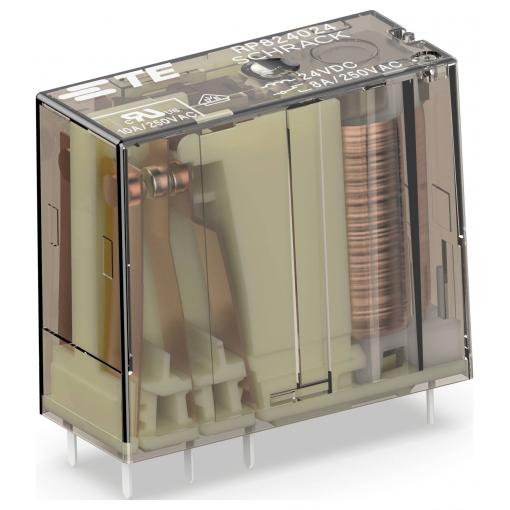 TE Connectivity RP821012 průmyslové relé , 12 V/DC, 2 přepínací kontakty, 1 ks