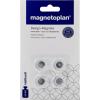 magnetoplan magnet Acryl (Ø) 20 mm kulatý transparentní 4 ks 1681020