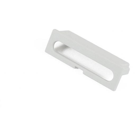 Hammond Electronics víčko pouzdra na DIN lištu 35 x 10 x 10 polykarbonát světle šedá 1 ks