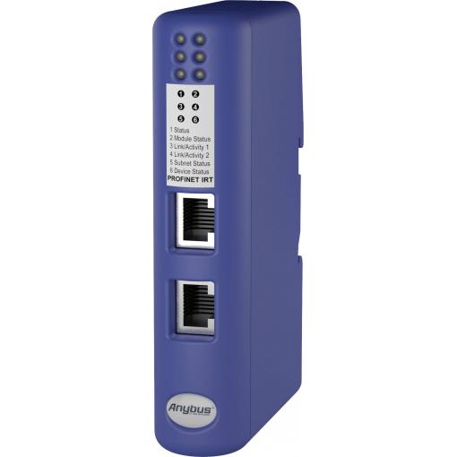 Anybus Profinet-IRT sériový převodník RS-232, RS-422 , RS-485, Sub-D9 galvanicky izolován, Ethernet, 24 V/DC