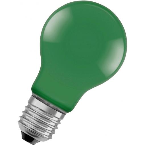 OSRAM HOMELIGHTING 4058075433984 LED Energetická třída (EEK2021) G (A - G) E27 klasická žárovka 2.5 W = 7 W zelená (Ø x d) 60 mm x 105 mm 1 ks