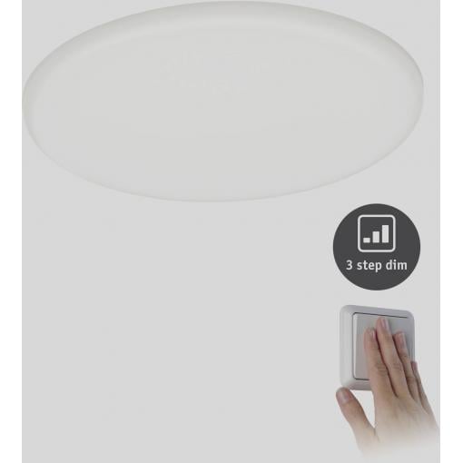 Paulmann 93067 EB Panel Veluna VariFit LED vestavné svítidlo, 17.50 W, saténová