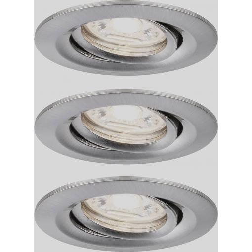 Paulmann 94295 EBL Nova mini Coin LED vestavné svítidlo, 4 W, železo, sada 3 ks