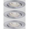 Paulmann 94297 EBL Nova mini Coin LED vestavné svítidlo, 4 W, hliník, sada 3 ks