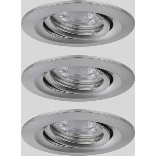 Paulmann 92973 EBL Nova mini Plus Coin LED vestavné svítidlo, 4.20 W, železo, sada 3 ks
