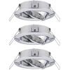 Paulmann 92488 EBL Choose vestavné bodové svítidlo, 10 W, chrom, sada 3 ks