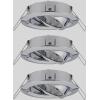 Paulmann 92488 EBL Choose vestavné bodové svítidlo, 10 W, chrom, sada 3 ks