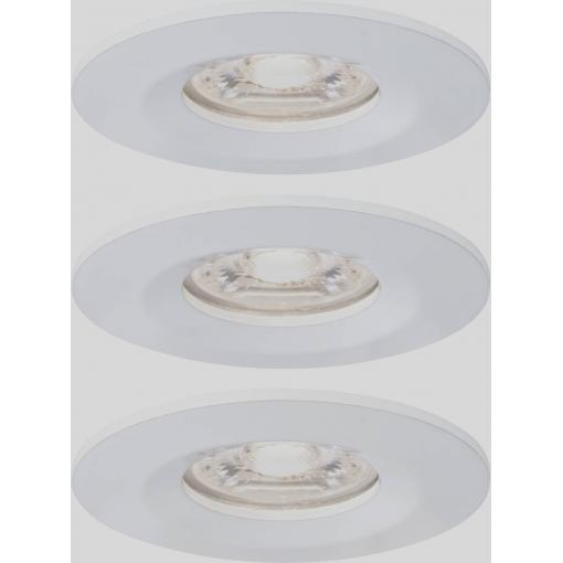Paulmann 94299 EBL Nova mini Coin LED vestavné svítidlo, 4 W, bílá, sada 3 ks