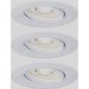 Paulmann 92971 EBL Nova mini Plus Coin LED vestavné svítidlo, 4.20 W, bílá, sada 3 ks