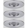 Paulmann 94303 EBL Nova mini Coin LED vestavné svítidlo, LED, 4 W, chrom, sada 3 ks