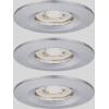 Paulmann 94303 EBL Nova mini Coin LED vestavné svítidlo, LED, 4 W, chrom, sada 3 ks