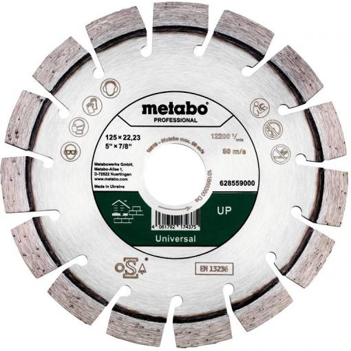 Metabo 628559000 diamantový řezný kotouč Průměr 125 mm Ø otvoru 22.23 mm 1 ks