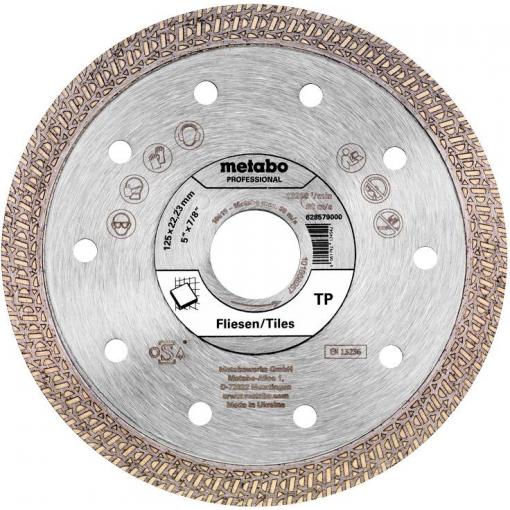 Metabo 628579000 diamantový řezný kotouč Průměr 125 mm Ø otvoru 22.23 mm 1 ks