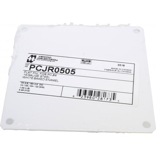 Hammond Electronics Mounting plate ocel bílá (d x š x v) 122 x 122 x 1.8 mm 1 ks